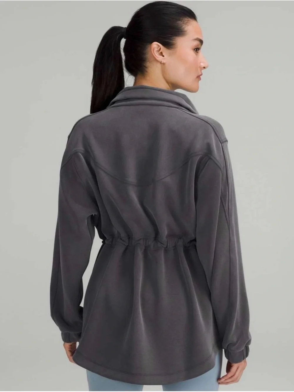 LULULEMON ATHLETICA WOMENS SOTFSTREME CINCH-WAIST JACKET!